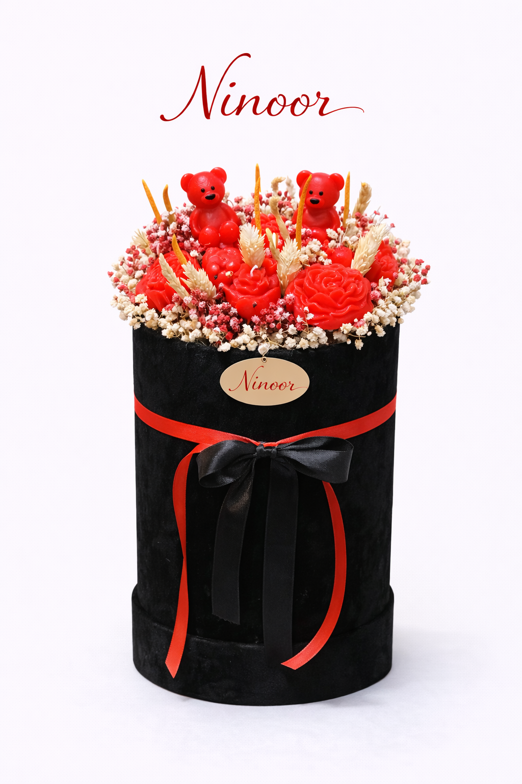 Siyah Karma Mum Buketi Siyah Karma Mum Buketi