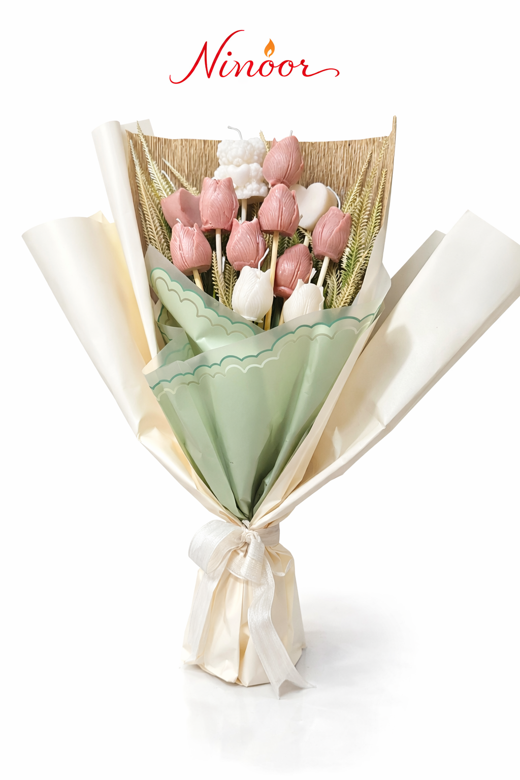 Yaşam Lalesi Mum Buketi Yaşam Lalesi Mum Buketi